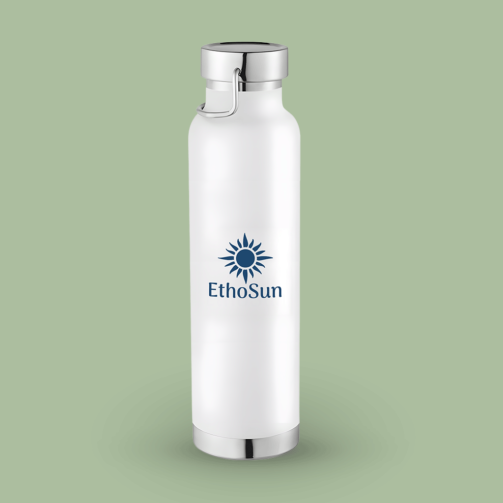 White Insulated Water Bottle