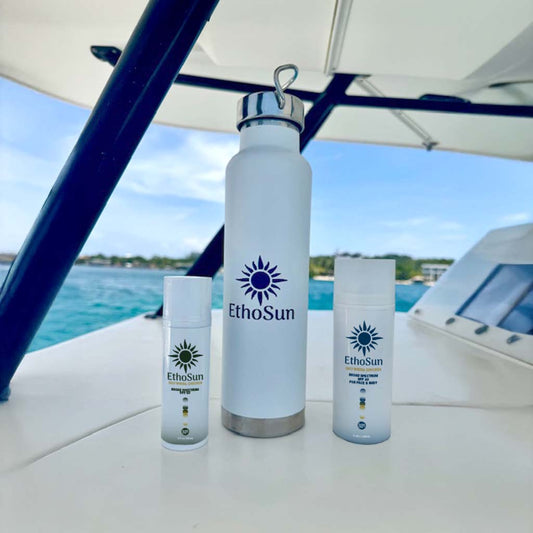 White Insulated Water Bottle