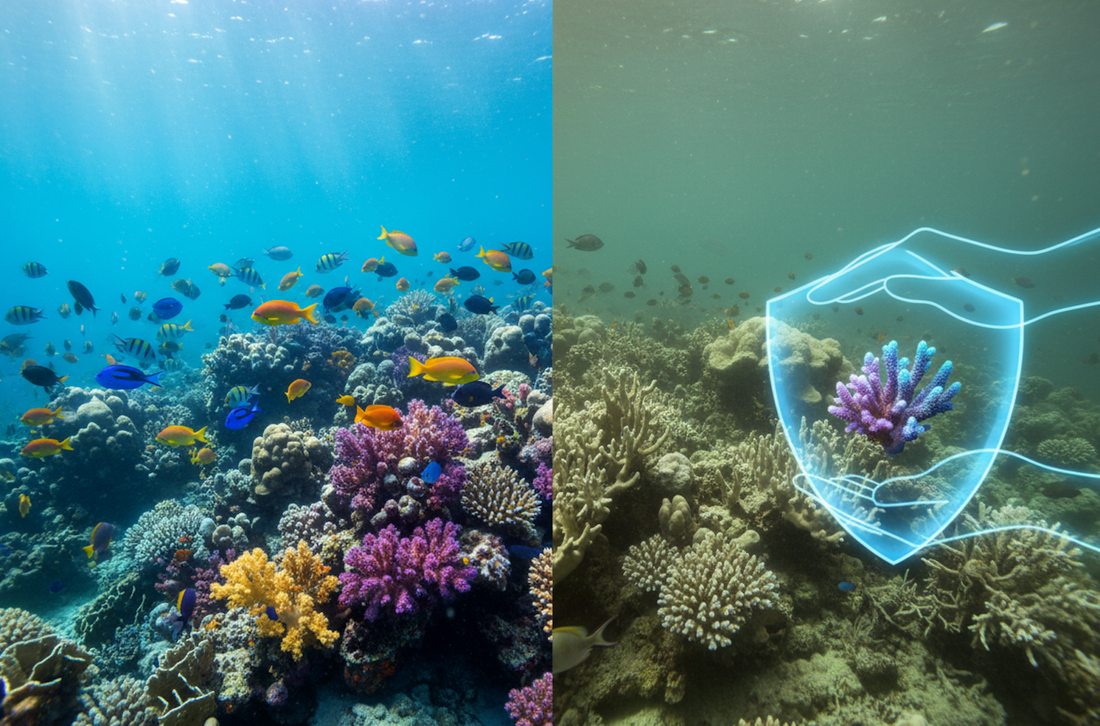 Global Regulatory Shifts Reshaping Reef Safe Sunscreen in 2026  Around the world, governments and environmental leaders are increasingly acting on scientific evidence that certain sunscreen chemicals contribute to coral stress and reef degradation. 