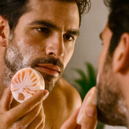 EthoSun Golden Aura Zinc Beauty Bar for Face with Goat Milk