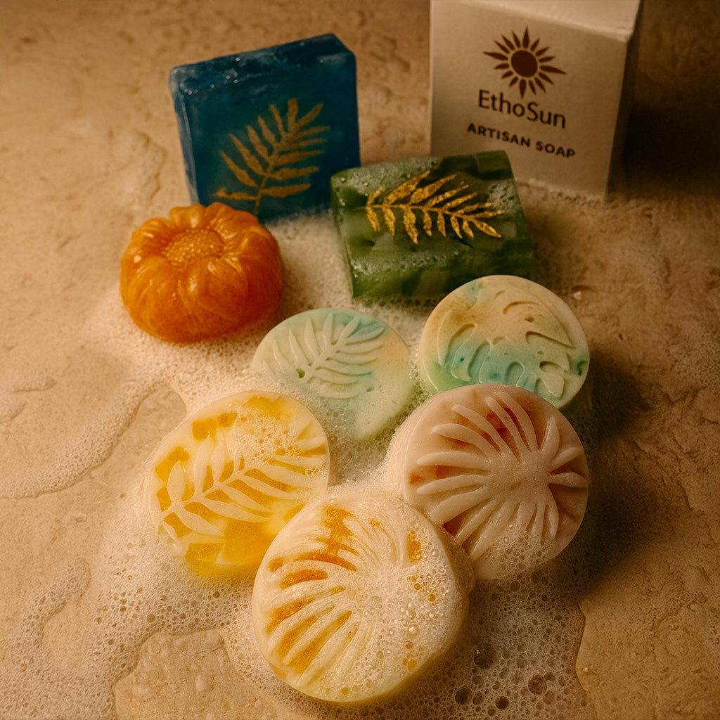 EthoSun Sunkist Zinc Beauty Bar for Face with Shea Butter